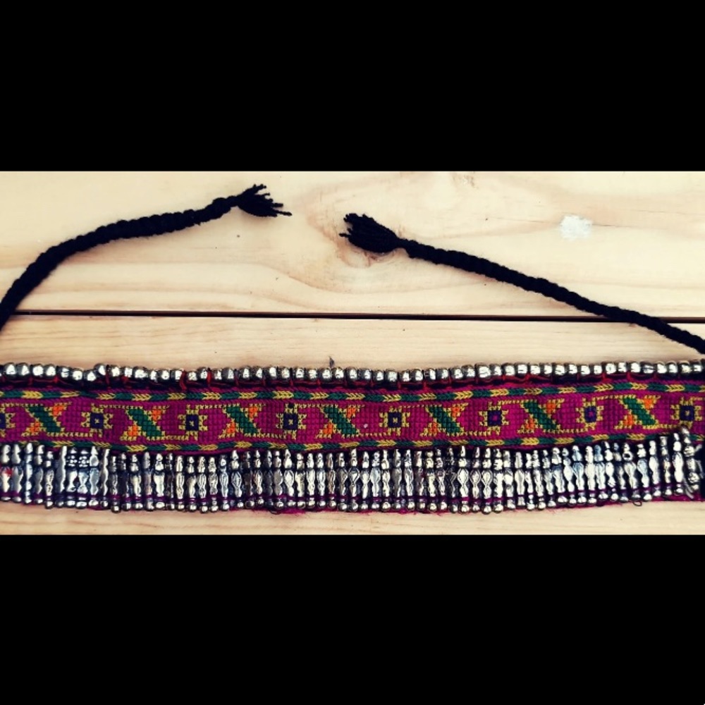 Hand made choker necklace- Pakistani necklace- Tribal statement necklace